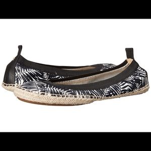Yosi Samra Lara Palm Print Ballet Flats